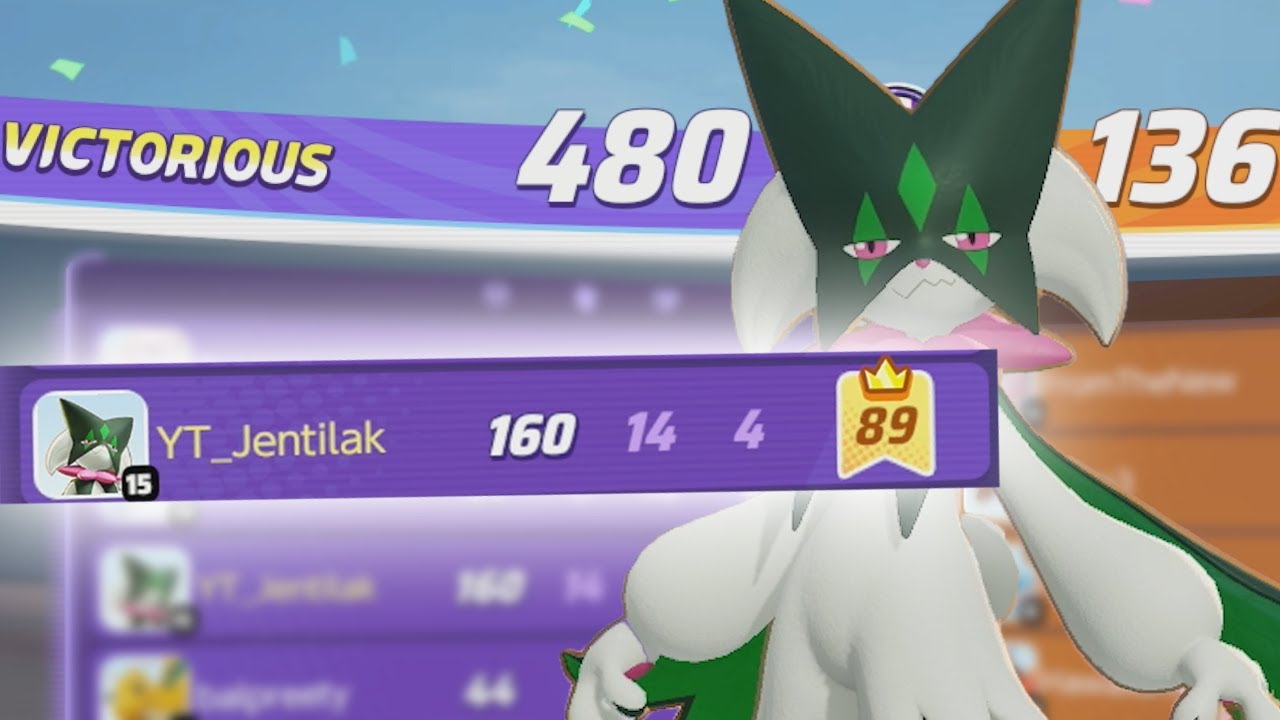 GREAT MEOWSCARADA COMEBACK BREAKS THE GAME! | Pokémon Unite!