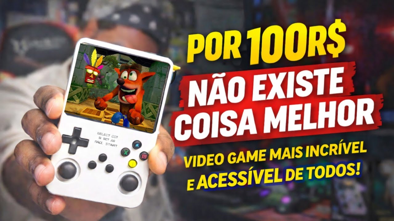 😱100R$? TODOS PODEM TER UM! Video Game Mais Acessível de 2026! R36S