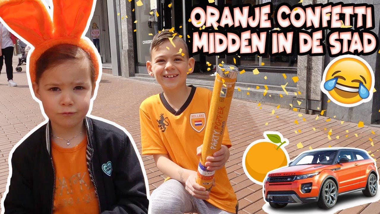 DE HELE DAG ALLES IN DE KLEUR ORANJE !! - De Bakkertjes #531