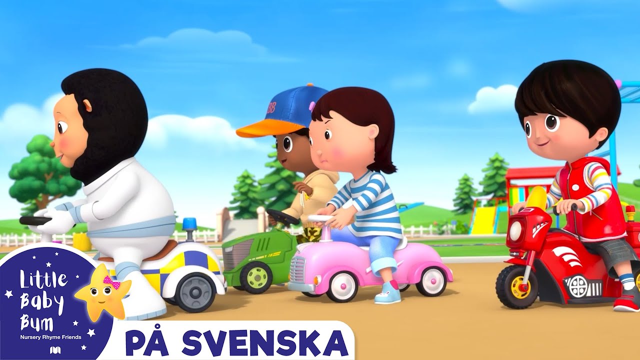 Nu ska vi k&ouml;ra bil | Little Baby Bum Svenska | Barnvisor