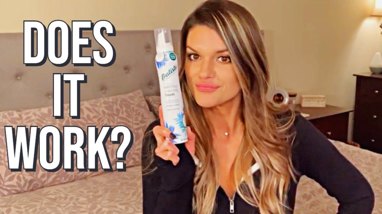 BATISTE WATERLESS CLEANSING FOAM REVIEW | DOES IT WORK? | FIRST IMPRESSION & 1 WEEK TEST