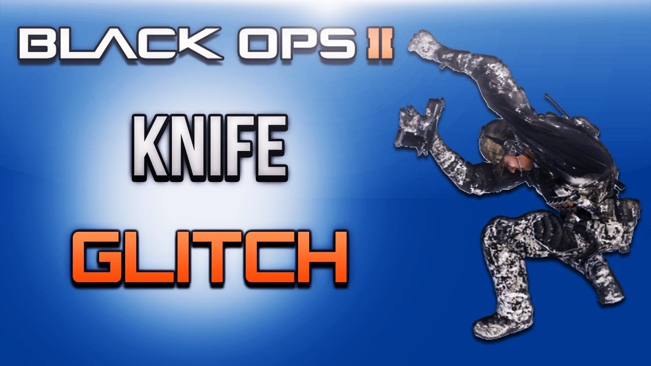 Глюк с ножом в Black Ops 2 (смешная анимация, копание, киллкамы)