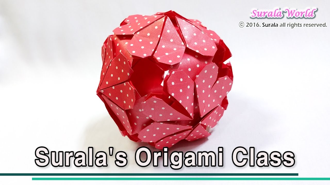 Origami - Flower Ball (Kusudama, ornament)