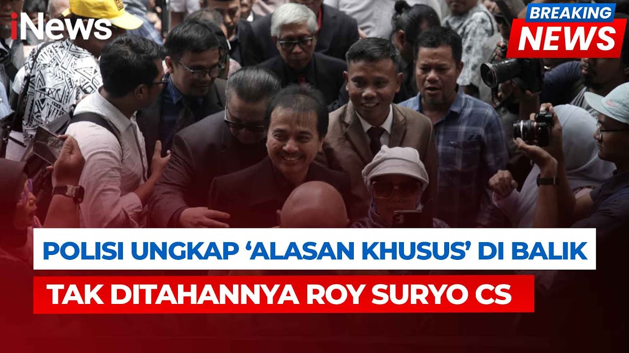 Polisi Ungkap Alasan Roy Suryo Cs Tak Ditahan Usai Jalani Pemeriksaan | Breaking News (13/11)