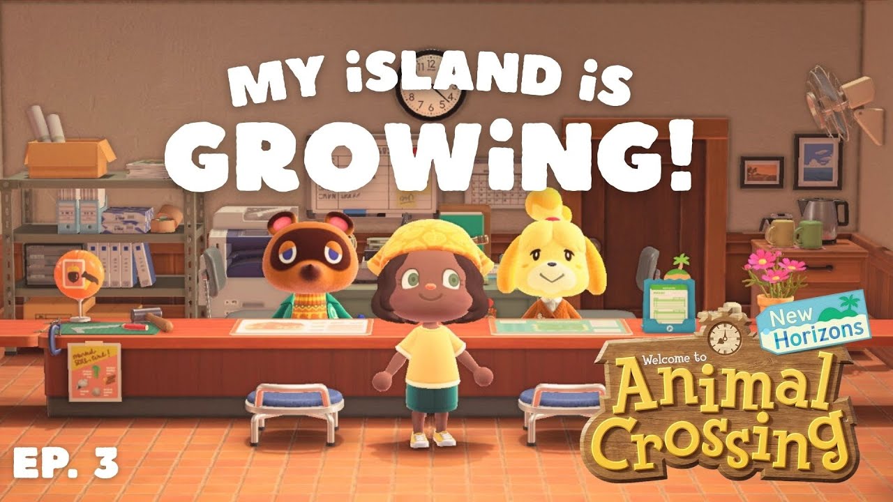 Gardening, Plaza Upgrade, and First Campsite Villager! | Muffin Episode 3 // ACNH