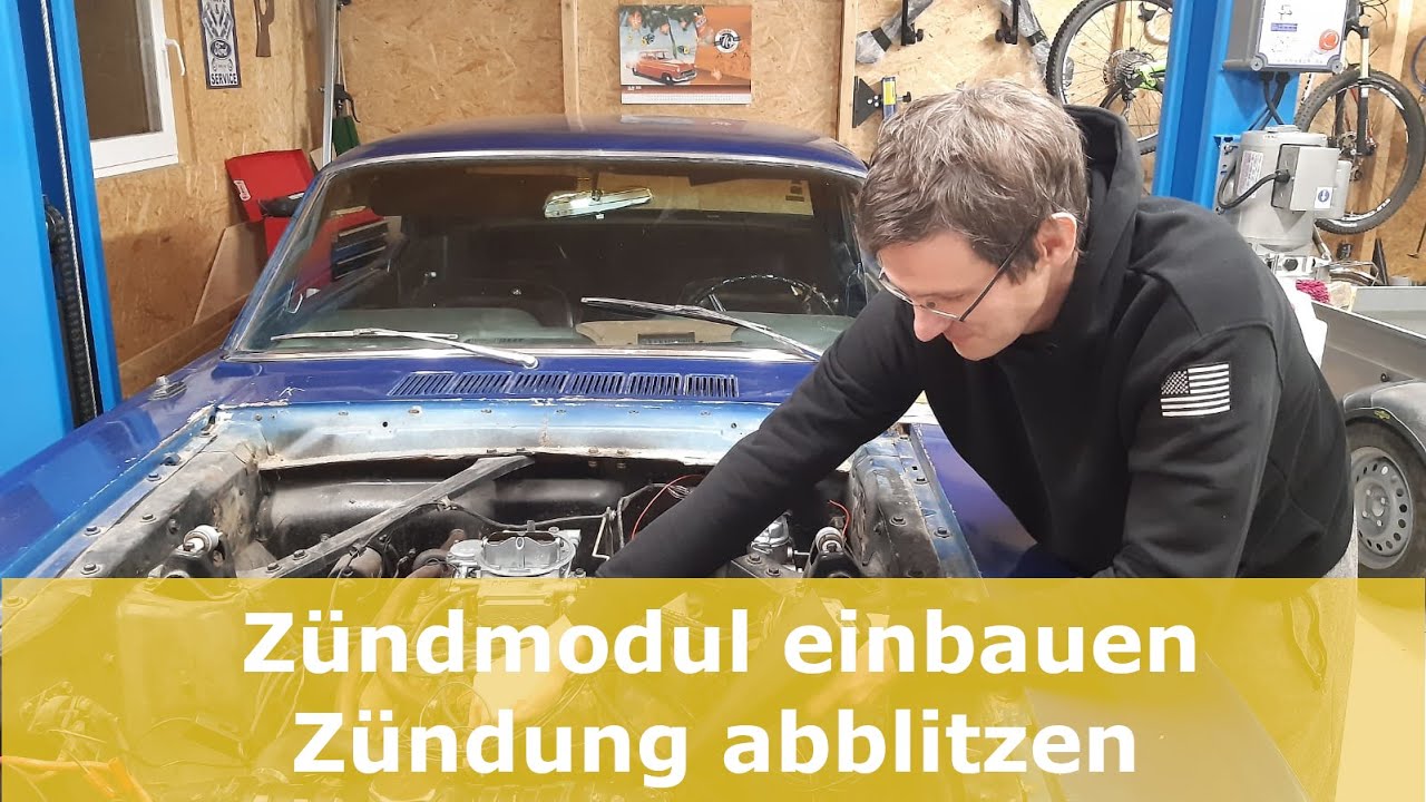 Zündung Teil 2 - Elektronisches Zündmodul ( Ignitor ) einbauen und Zündung abblitzen | Ford Mustang