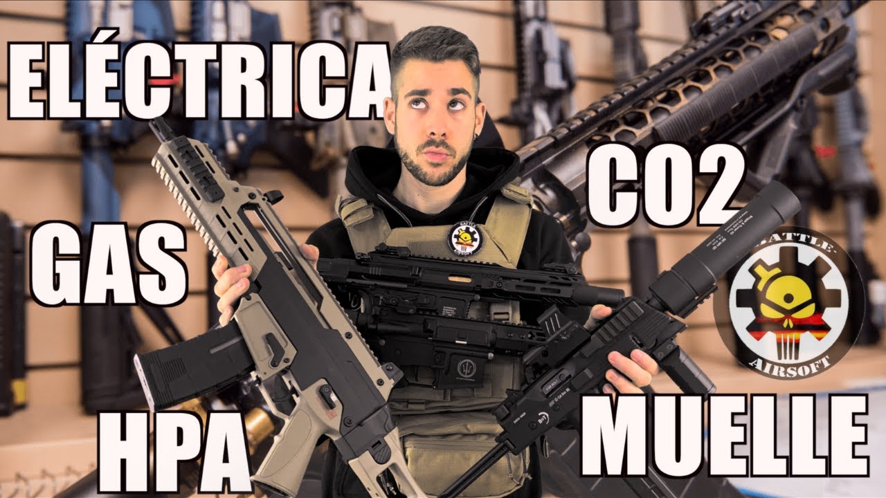 Réplicas ELÉCTRICAS vs GAS vs MUELLE vs HPA vs Co2