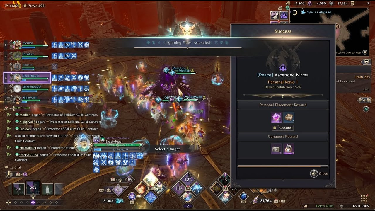 Throne and Liberty Invocator #1 on World Boss (NIRMA 3.57%) - SECRET ORDER (VEILED CONCORD)