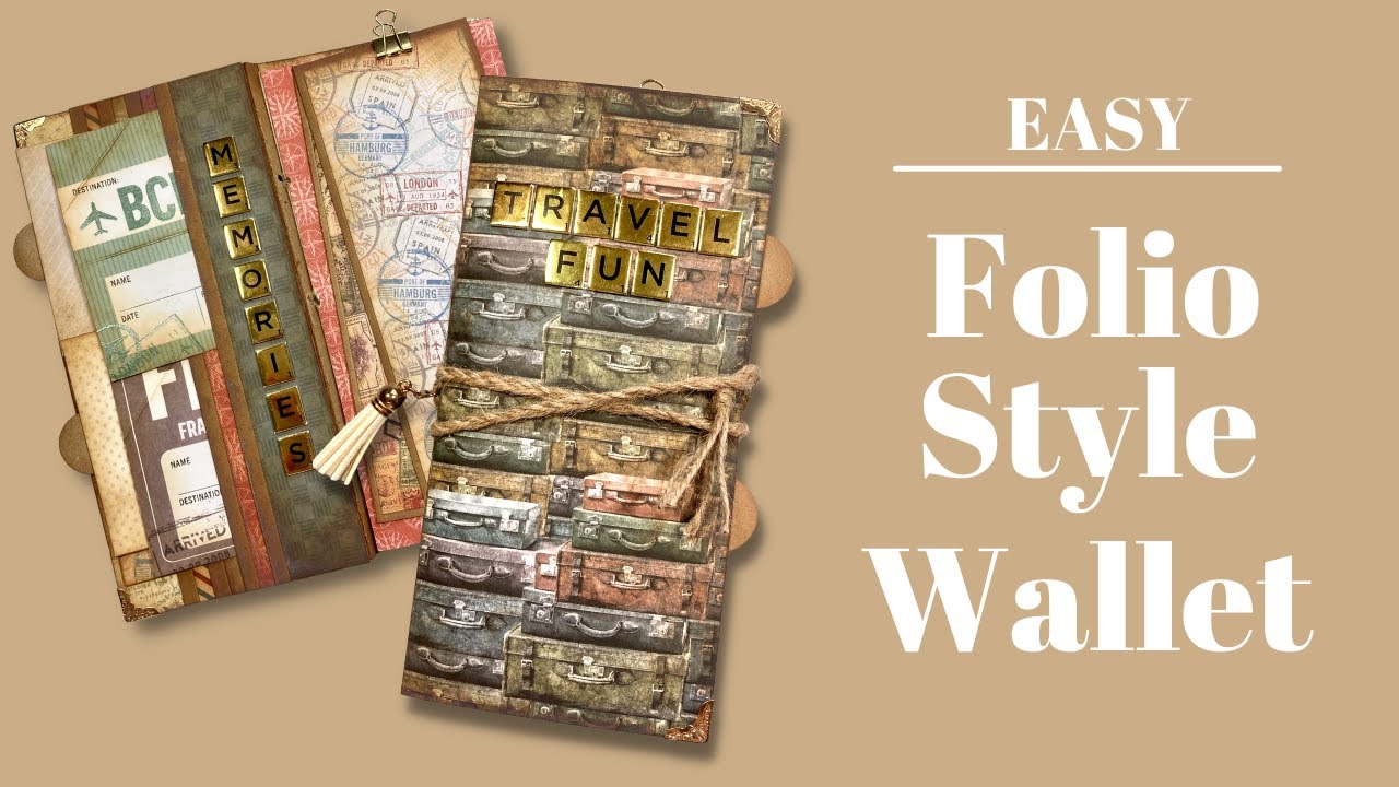 Make This EASY Folio Style Wallet