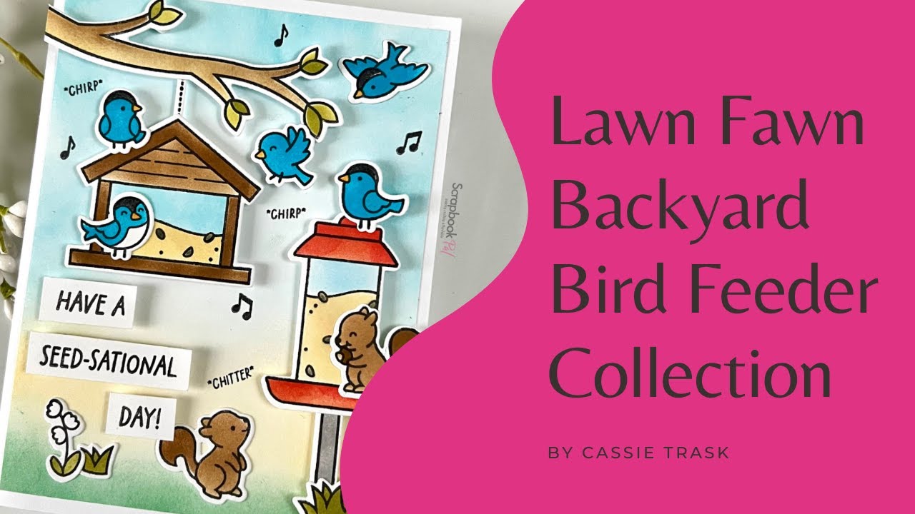 Lawn Fawn | Backyard Bird Feeder Collection | Card Making Tutorial