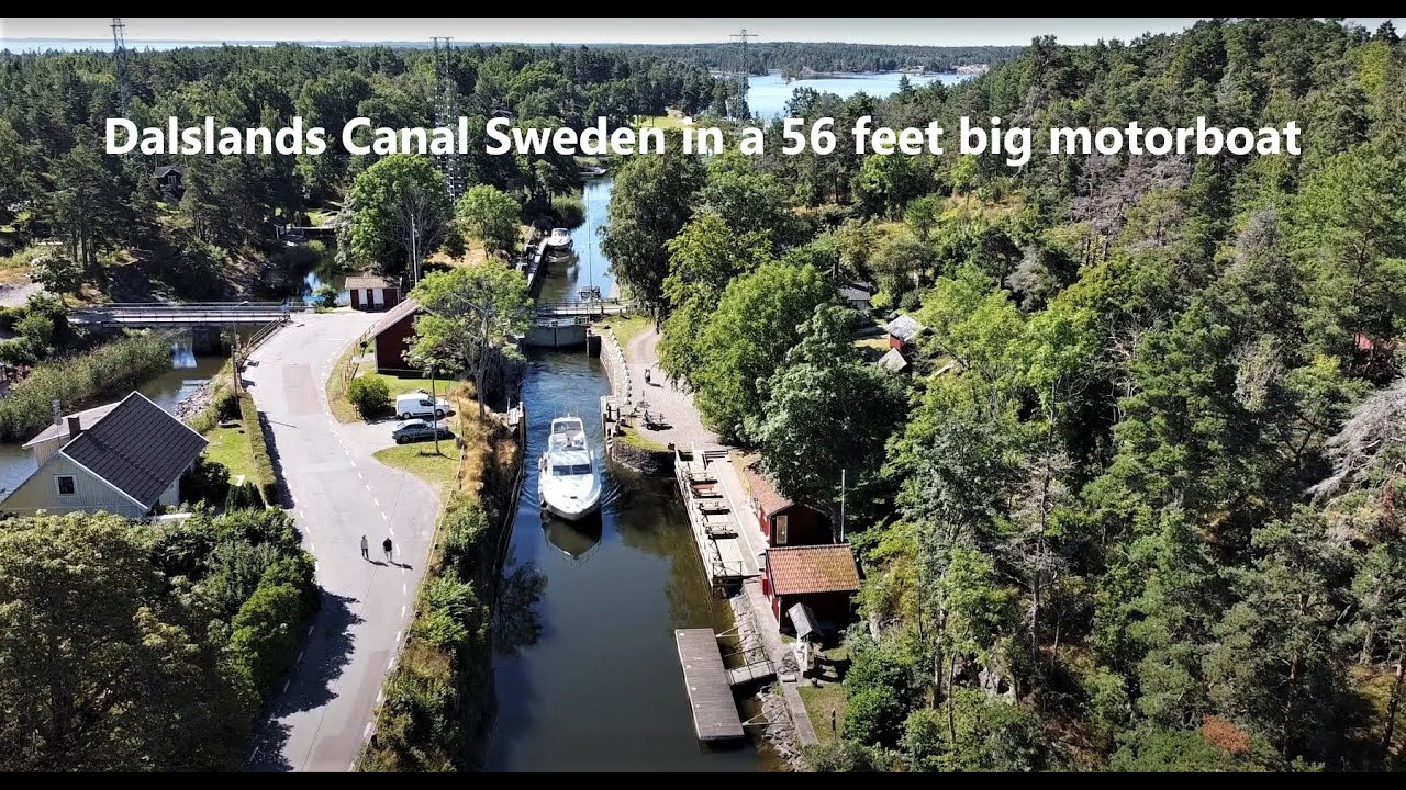Dalslands Canal 2022 in a 56 feet big motorboat