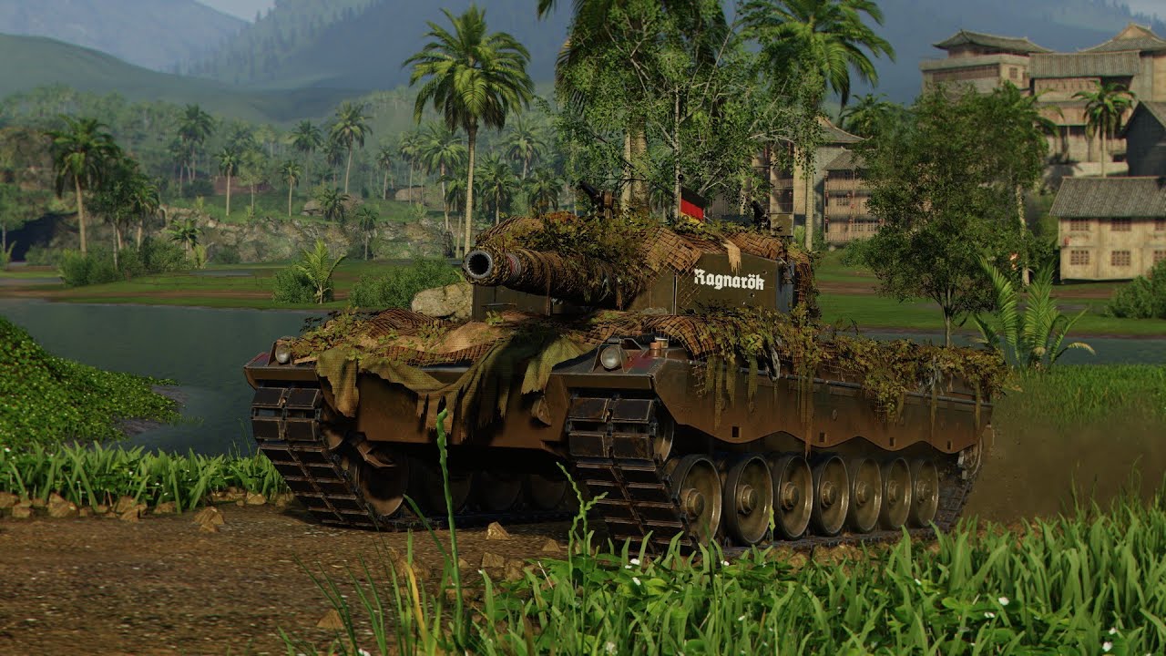 World of Tanks || Leopard 2AV on Pearl River - Platoon Gameplay