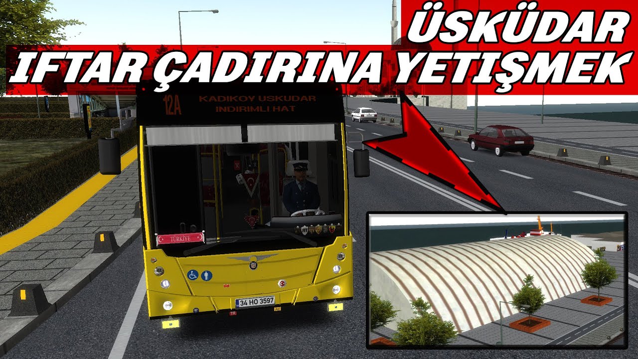OMSI 2 | İFTARA ÜSKÜDARA YETİŞMEYE ÇALIŞIYORUM | TEMSA AVENUE LF