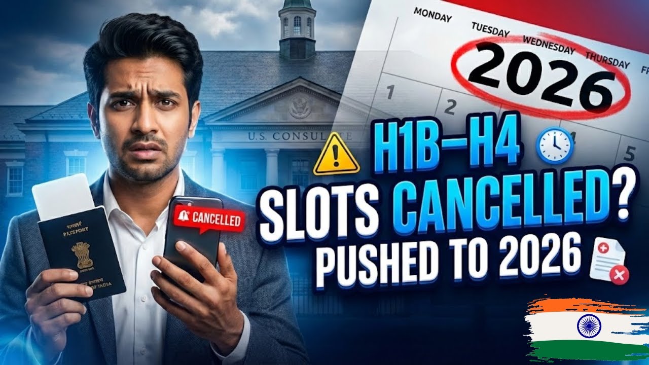 H-1B Interviews Pushed to Late 2026 | New Rules Explained