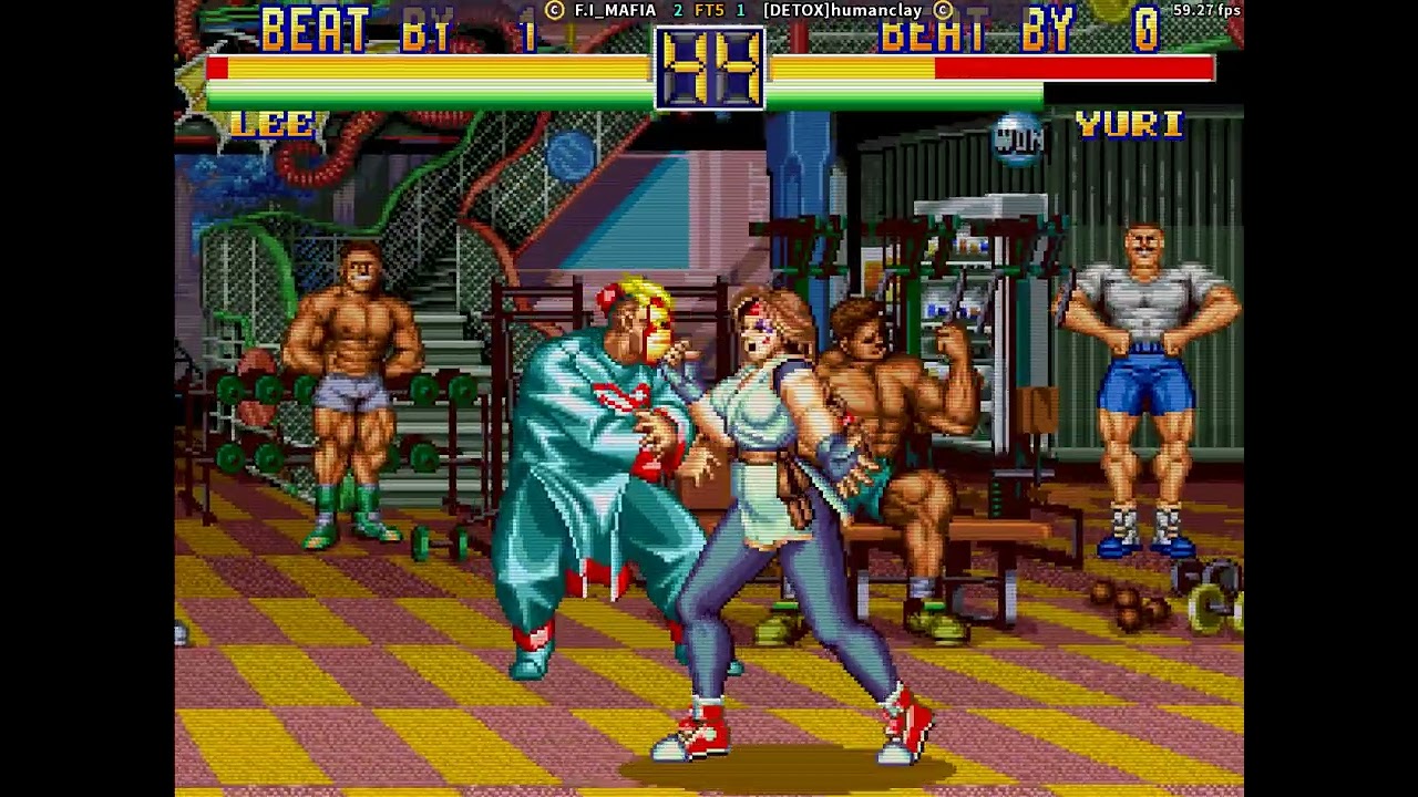 fightcade art of fighting 2 F.I_MAFIA (Korea) vs [DETOX]humanclay (Korea)