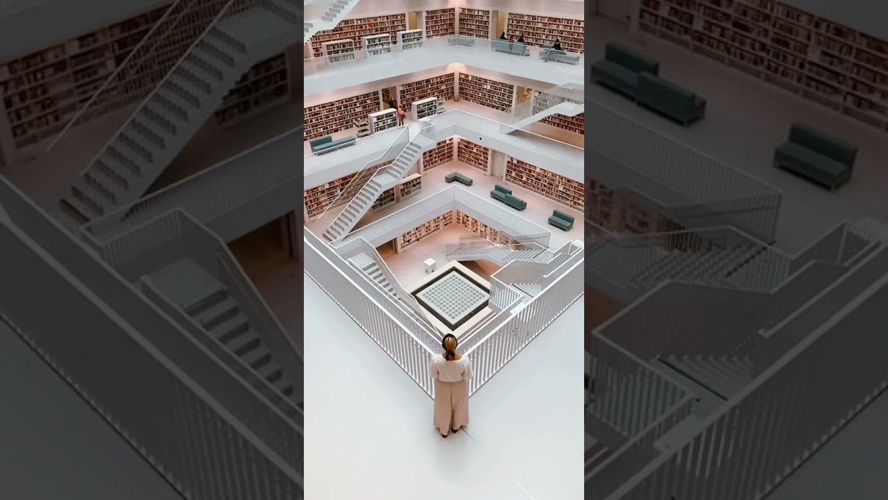 Most Beautiful Library Ever tiktok your passport
