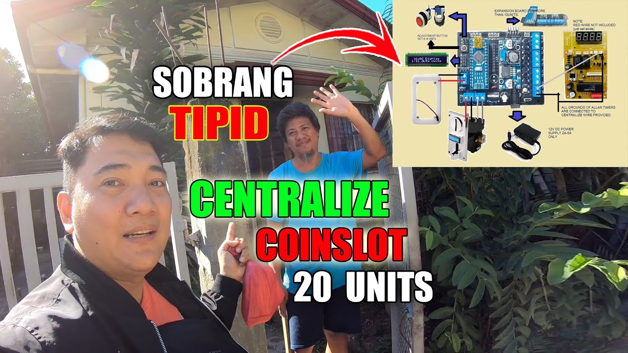 CENTRALIZED MULTI COINSLOT NAPAKA LAKING TIPID SA PESONET / COMSHOP!