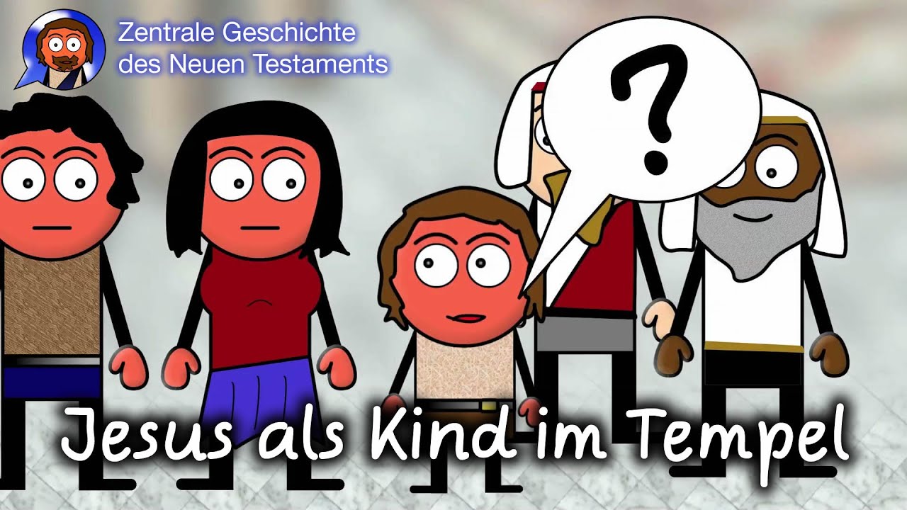 Jesus als Kind im Tempel