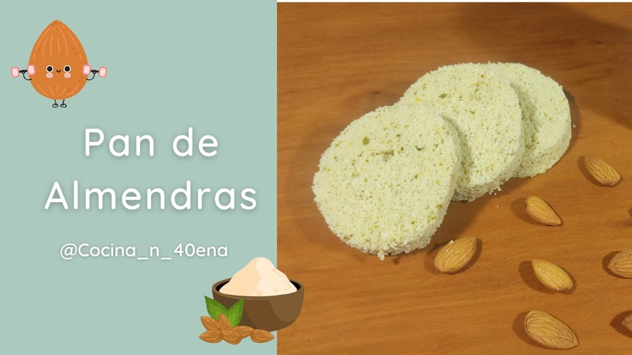 Pan de almendras sin harinas y en menos de 2 minutos (receta keto)