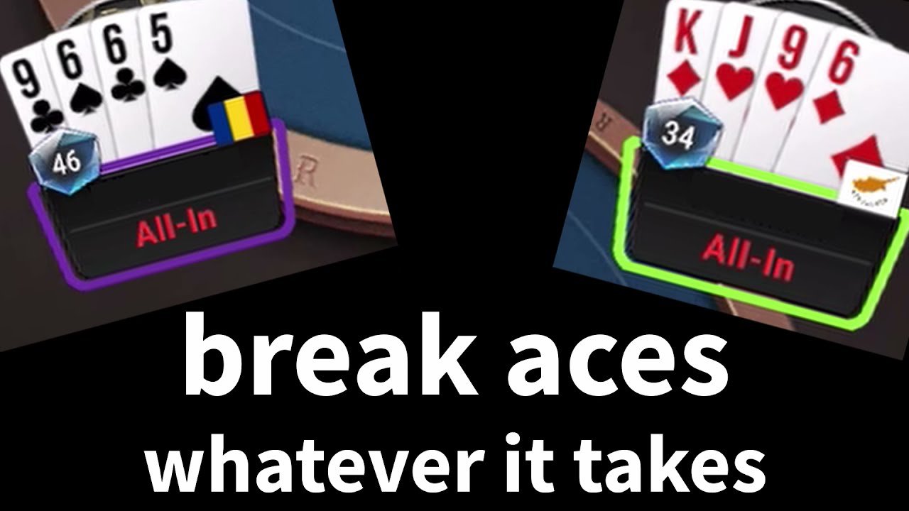 Break Aces whatever it takes... don't pay too much :)
