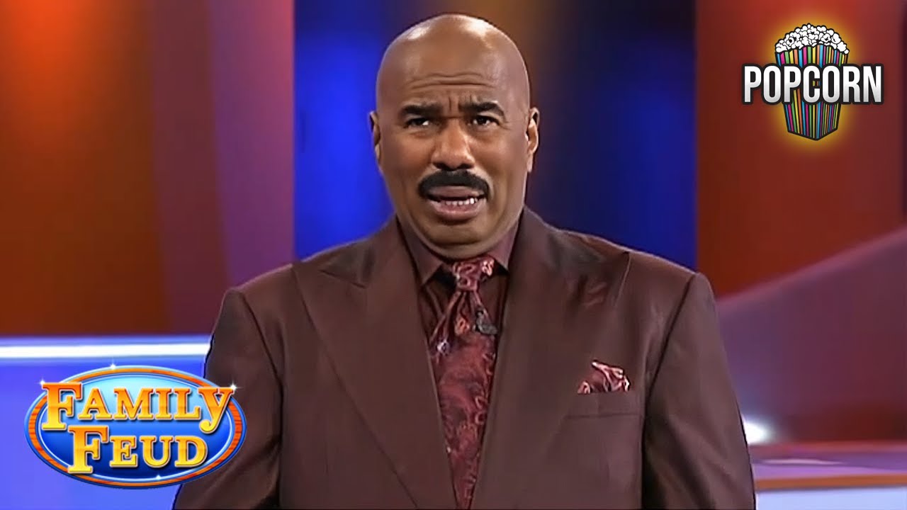 Steve Harvey Getting STRESSED OUT By Answers! | Family Feud