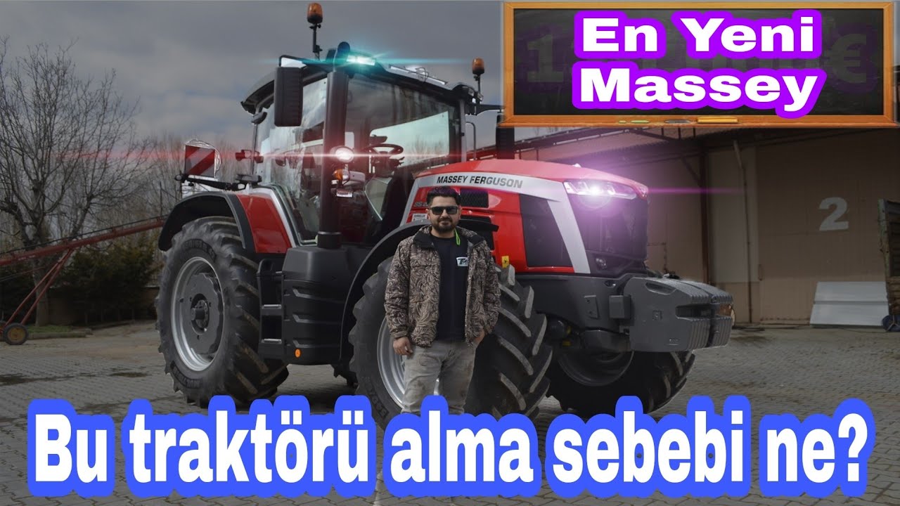 1 TRAKTÖR 2000 DEKAR ARAZİ. MASSEY FERGUSON'UN EN YENİ MODELİ 8S.205 DYNA7 DETAYLI İNCELEME. [GoPro]
