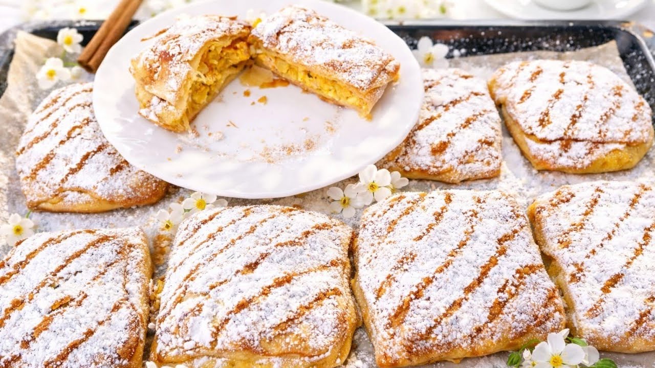 رغيفات معمرين وماشي اي رغيفات 😋حشوة صحية بنينة مذاق البسطيلة👌