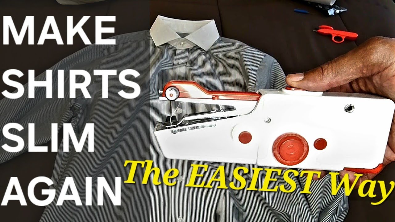 How To Slim Shirts With Handheld Sewing Contraption