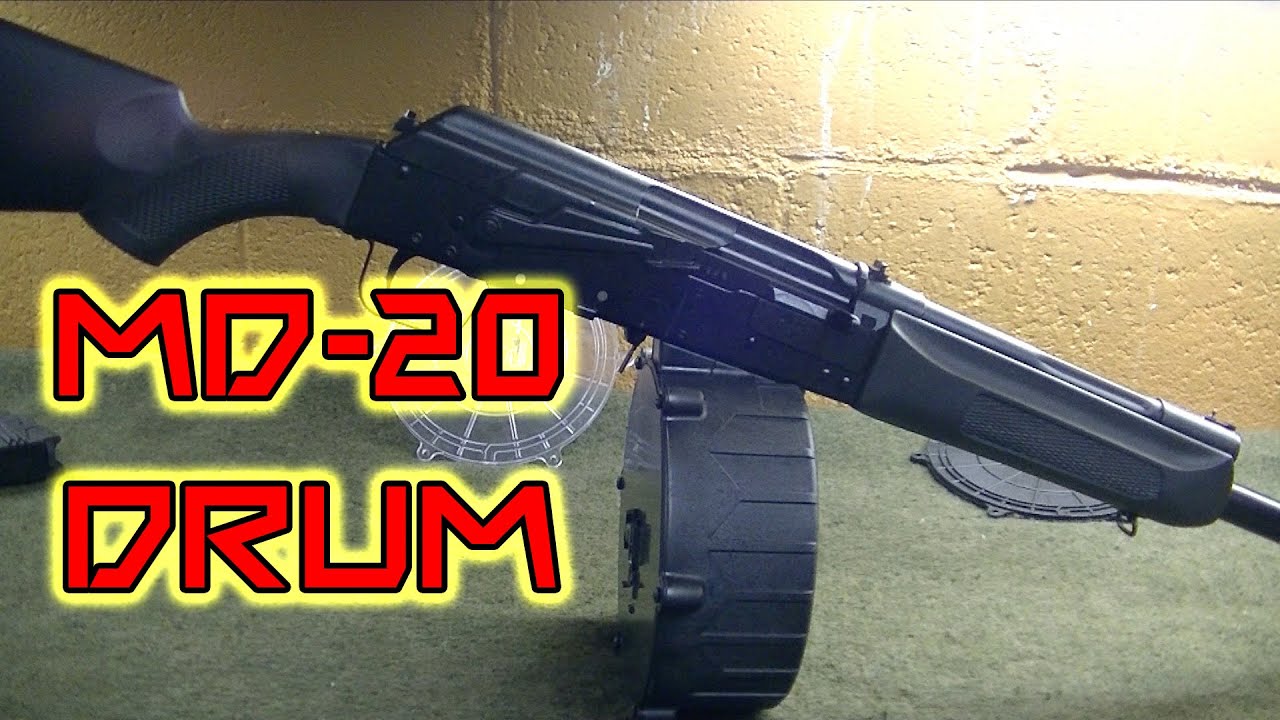 Saiga 12 MD Arms 20 Round Drum Magazine Fitting