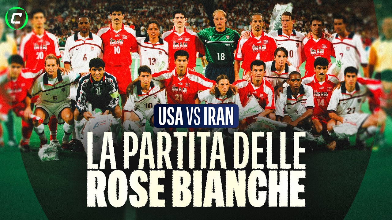 USA-IRAN, Francia ’98: la partita delle ROSE BIANCHE
