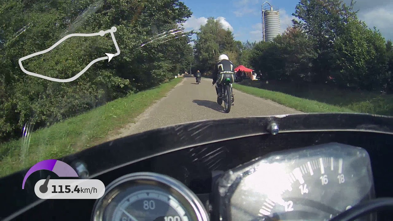 Classic TT Basse 2018 50cc race 2. Kreidler van veen #53.