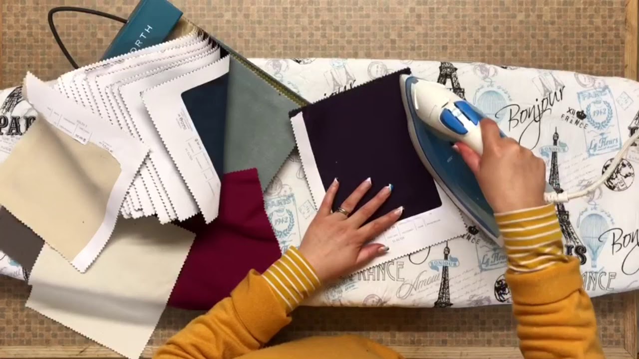 How to remove paper from fabric sample books