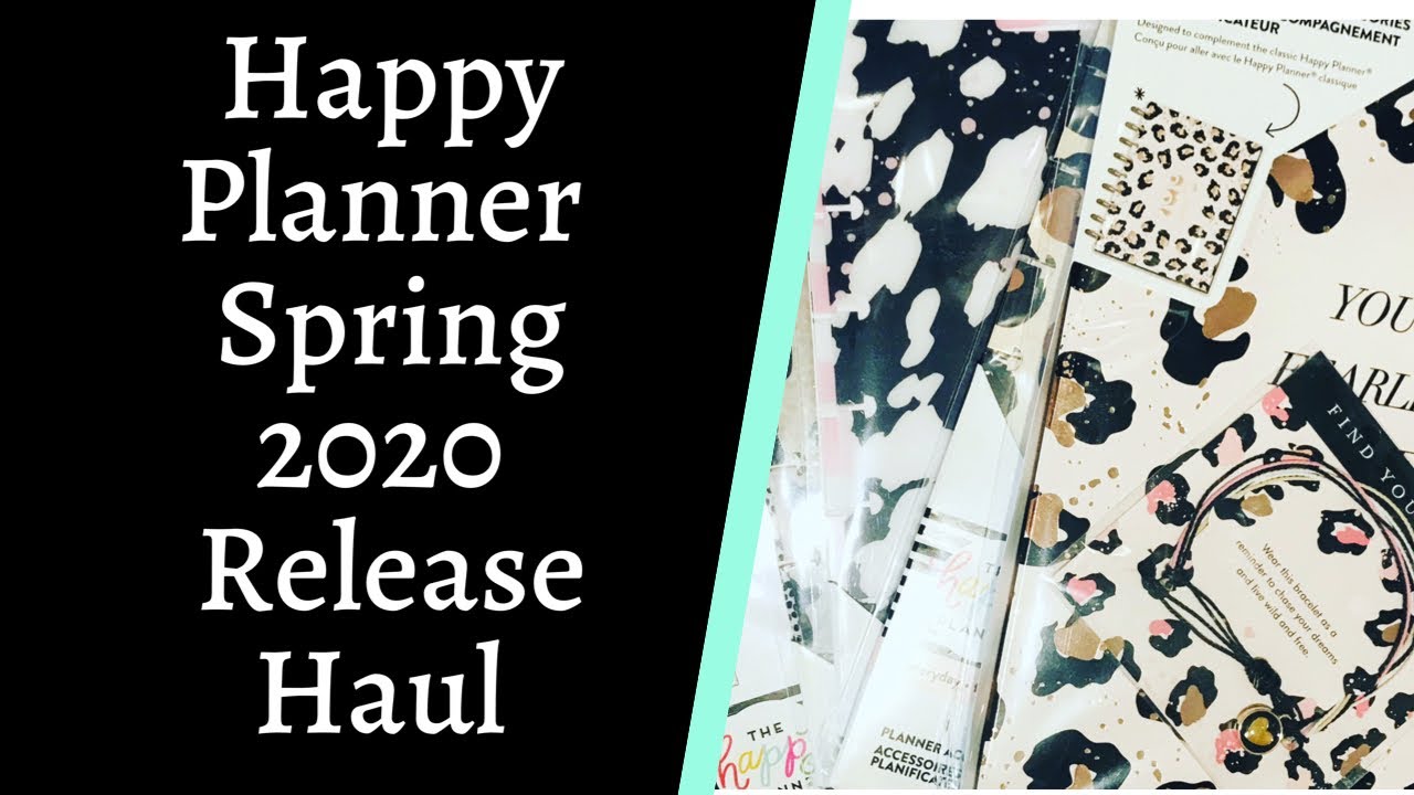 HAPPY PLANNER SPRING 2020 RELEASE HAUL | Mambi Order Unboxing