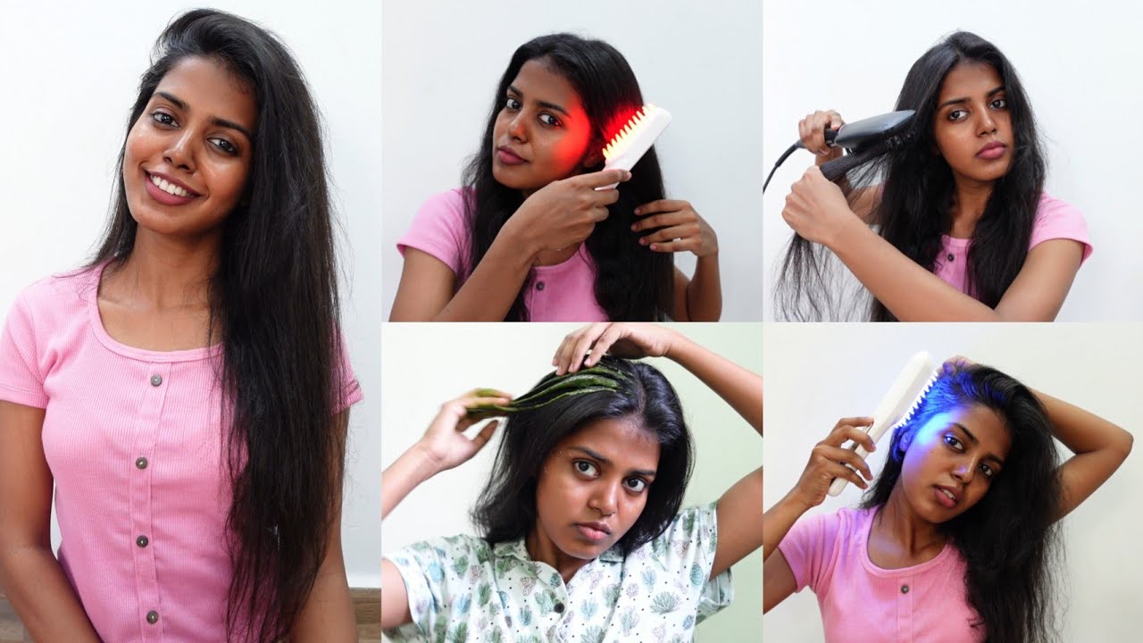 WEEKEND HAIRCARE ROUTINE *Updated* || தமிழ் ||LED hair theraphy @ home || HARINI SI