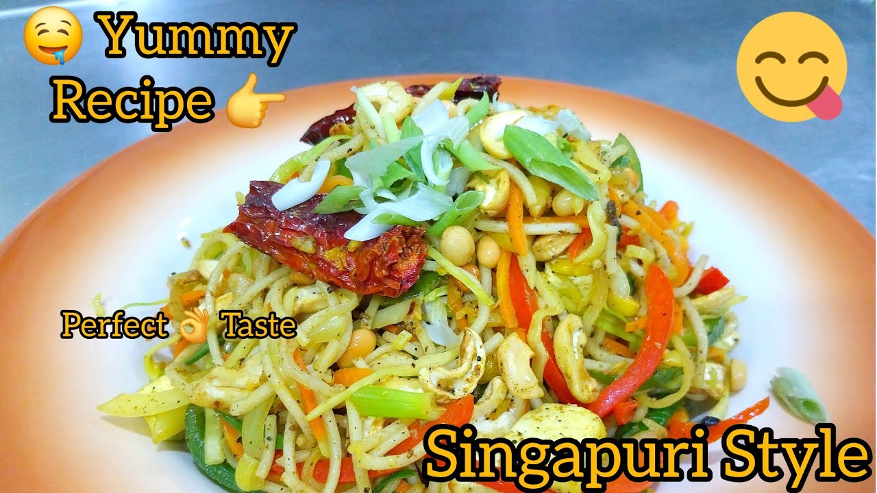 Singapuri Noodles Recipe #viralrecipe 