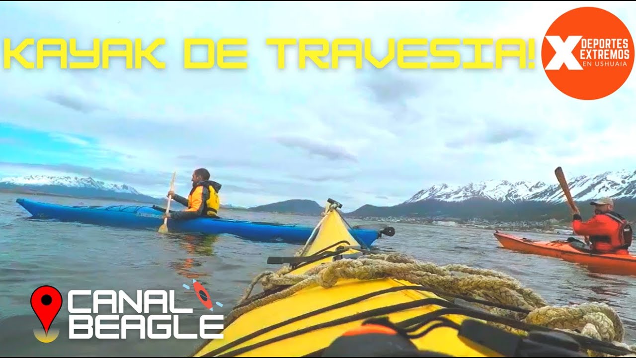 Maniobras con Traje Seco para Kayak de Travesía 🛶 Visitamos Shimawaia en Ushuaia 🏔️