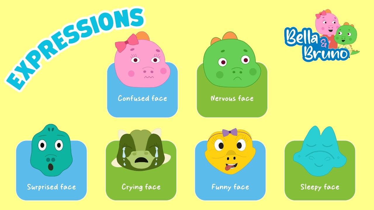 Expressions 2.0 | Bella and Bruno | Nursery Rhymes | Kids Poems |