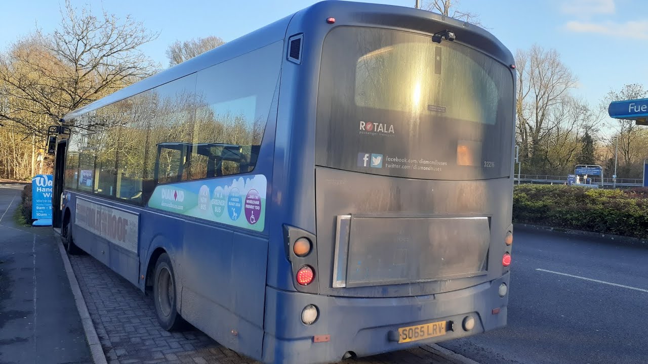 *FULL JOURNEY* Diamond Rotala (Redditch) 32216 struggle & horrendous jolt on the 13.