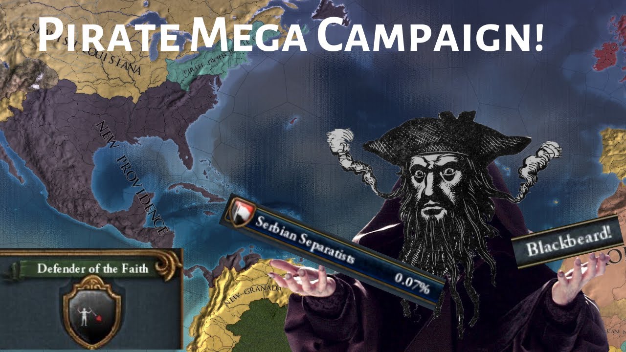 A Pirate's Life for me! Europa Universalis IV Pirate Mega Campaign!
