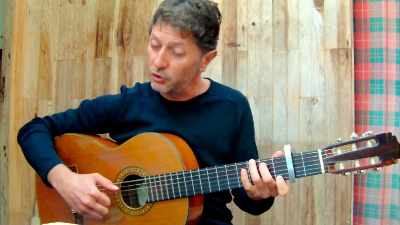 Supplique pour être enterré à la plage de Sète - G.BRASSENS  (guitar & vocal cover) [la camarde]