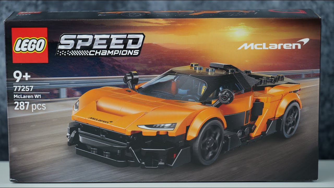 LEGO Speed ​​Champions 77257 McLaren W1 - Обзор сборки LEGO Speed ​​Build