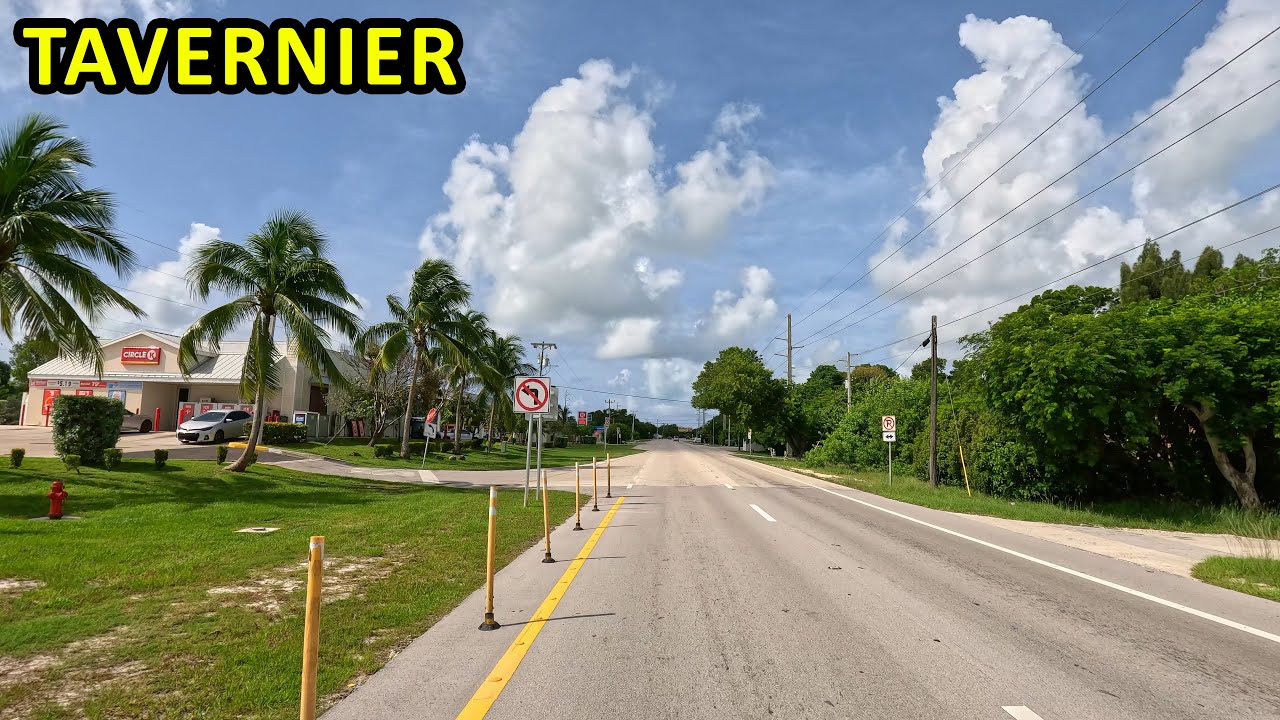 Tavernier Florida Driving Through