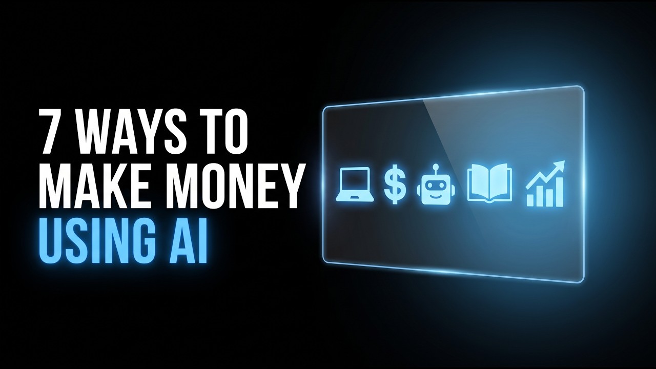 7 Ways to Make Money With AI in 2026 No Experience Needed