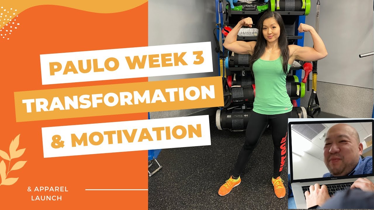 Motivation To Transform Body / Week 3 Transformation Journey of Paulo | Fitness Apparel Launch