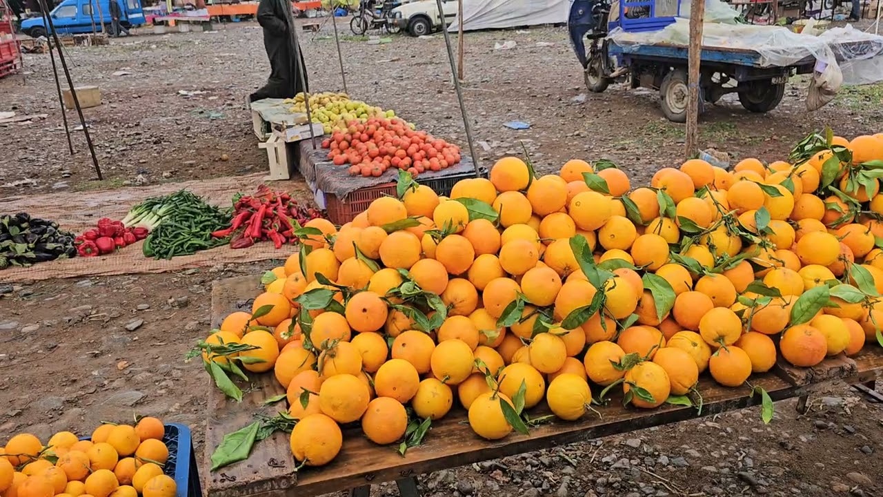 أمطار الخير بالسوق الاسبوعي لمدينة بركان 🌧