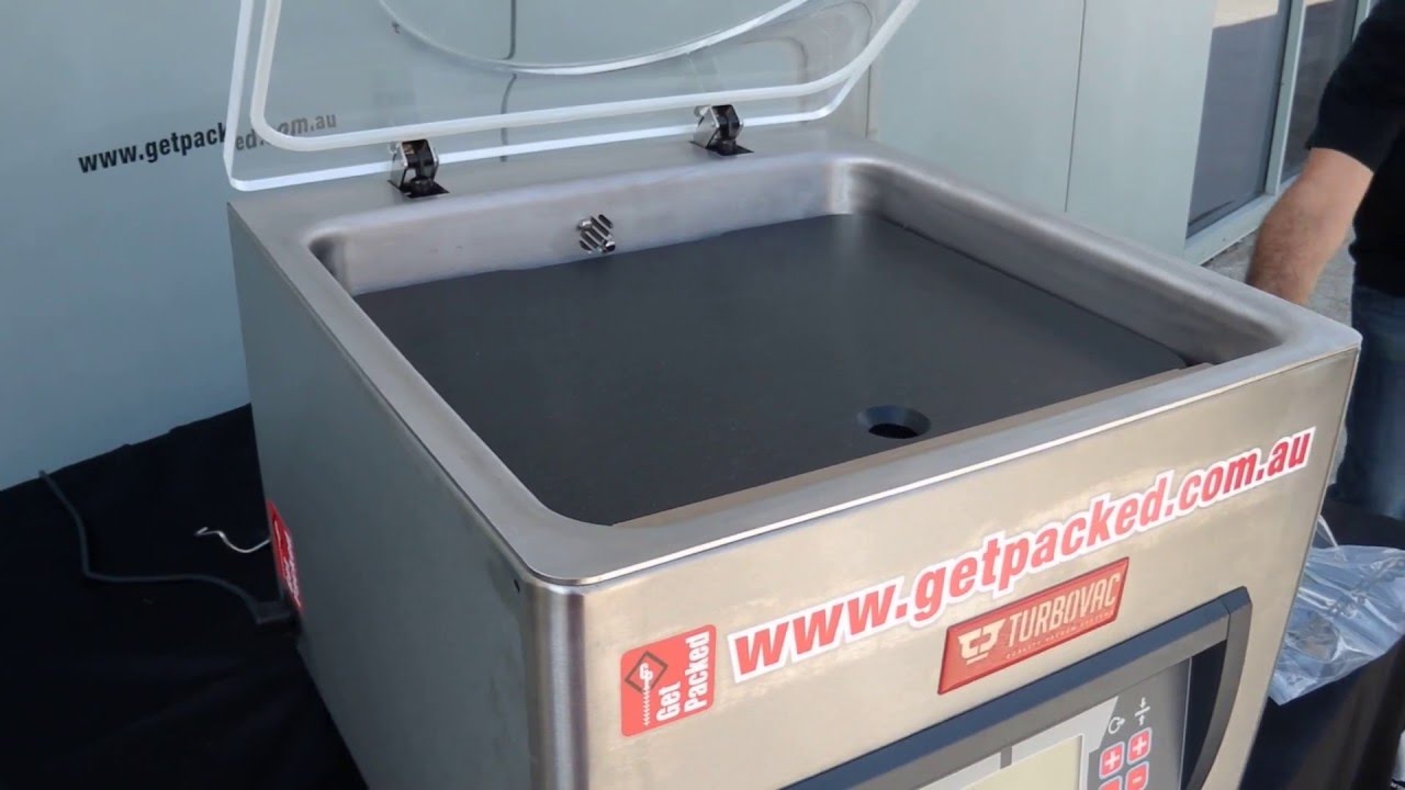 TurboVac Vacuum Packing Machine S40 TurboVac 16L use with Cryovac Pouches