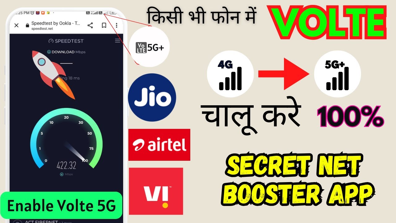Jio Sim VoLTE Not Showing | AIRTEL Sim Me Volte Nahi Aa Raha Hai ! 4G TO 5G network kaise laye 2025