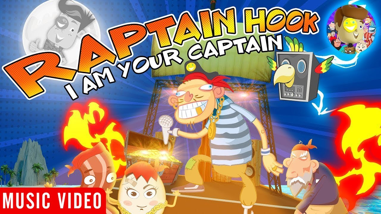 I AM YOUR CAPTAIN 🎵 Raptain Hook Music Video (FV Family Pirate Rapper)
