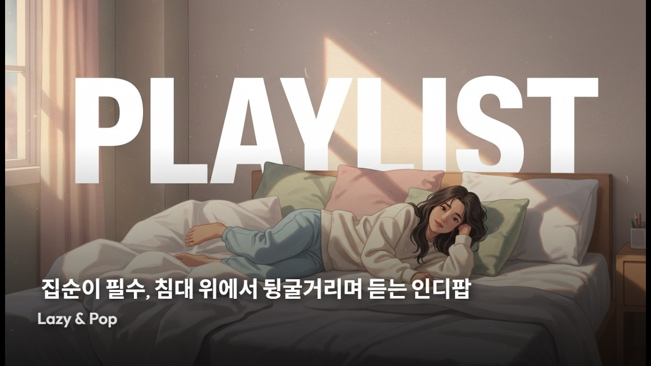 집순이 필수 🛏 침대 위에서 뒹굴거리며 듣는 인디팝 | Lazy & Pop Playlist