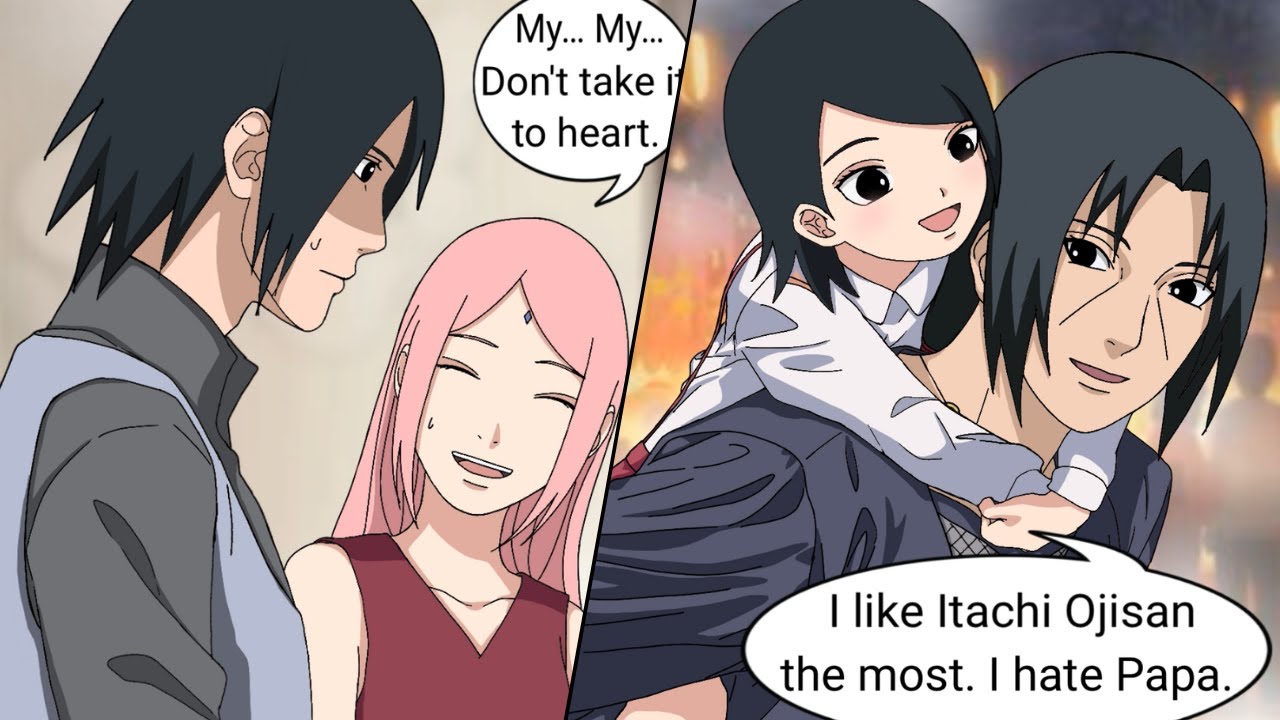Itachi Sarada Sasuke Sakura | What if Itachi Uchiha Still Alive | Uchiha Family